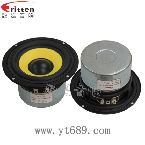 4寸4Ω10w音箱中低音喇叭正反面 4寸4Ω10w音箱中低音喇叭正反面