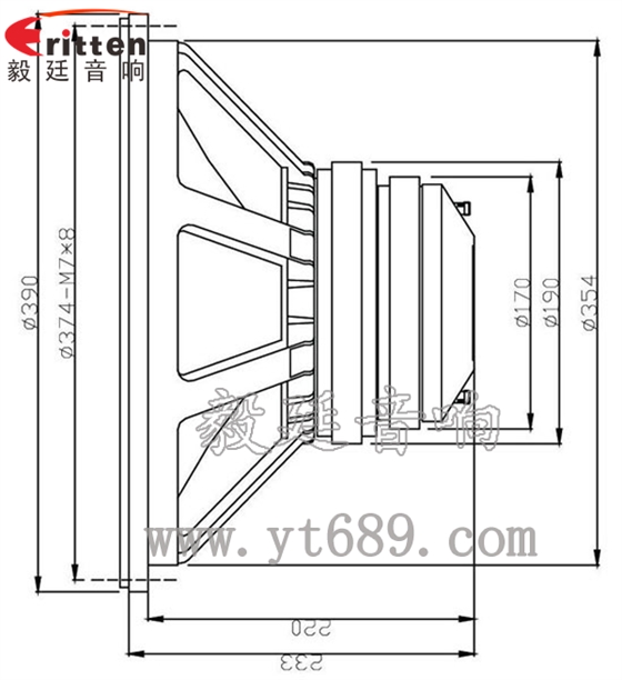 15寸200瓦舞臺音箱喇叭成品圖