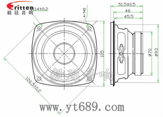 105mm8Ω20W中低音喇叭成品圖 3寸20W全頻HiFi音箱喇叭成品圖