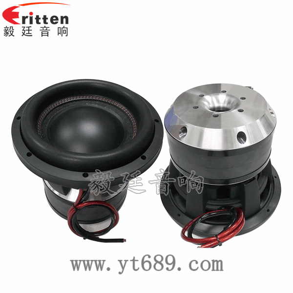 10寸超重低音汽車(chē)?yán)日疵? border= 8''中低音舞臺(tái)音箱喇叭廠家正反面