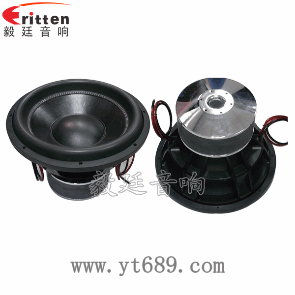 8''中低音舞臺音箱喇叭廠家正反面