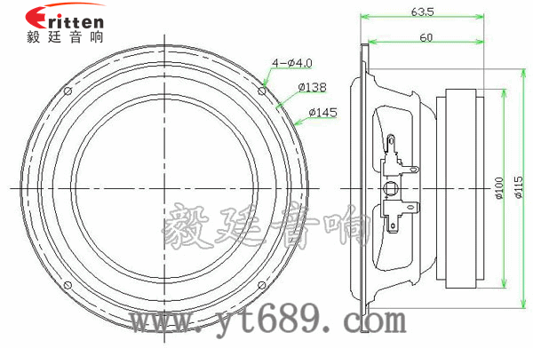 2.25寸25芯中低音喇叭成品圖 2.25寸25芯中低音喇叭成品圖