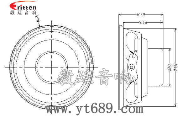 2寸5W16芯4Ω藍牙音箱全頻喇叭成品圖 2寸5W16芯4Ω藍牙音箱全頻喇叭成品圖