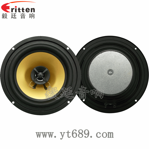 6.5寸30W汽車音響全頻同軸喇叭正反面 8''中低音舞臺(tái)音箱喇叭廠家正反面