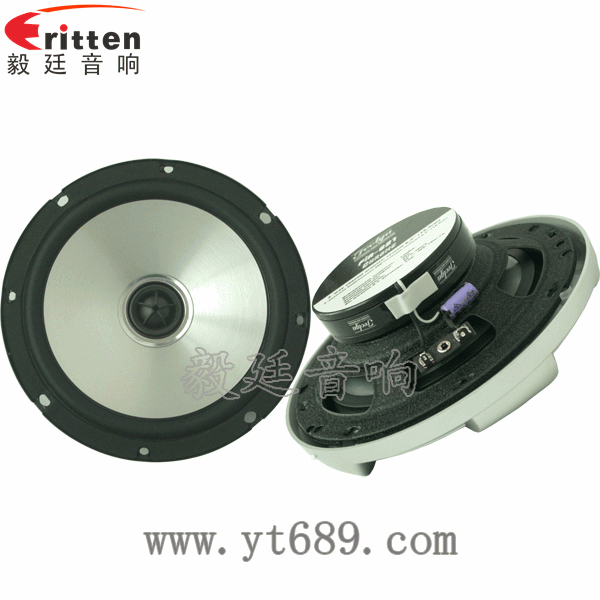 這款6.5寸30W全頻喇叭采用4歐音圈設計靈敏度高音質好,是一款應用在汽車音響的6.5寸全頻喇叭,毅廷音響專業制造全頻喇叭,喇叭產品通過CE標準認證正反面 8''中低音舞臺音箱喇叭廠家正反面