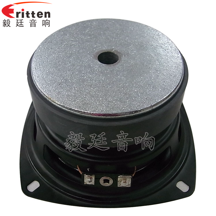 4寸10w全頻多媒體音箱喇叭反面圖