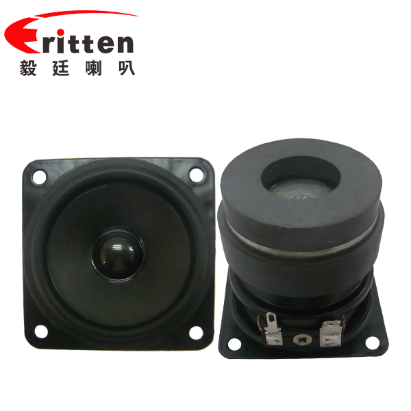 2.5寸(56*56mm)寸方形紙盆/橡膠邊鐵氧體外磁雙磁10W全頻多媒體音箱喇叭 2.5寸(56*56mm)寸方形紙盆/橡膠邊鐵氧體外磁雙磁10W全頻多媒體音箱喇叭
